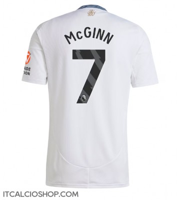 Aston Villa John McGinn #7 Seconda Maglia 2024-25 Manica Corta